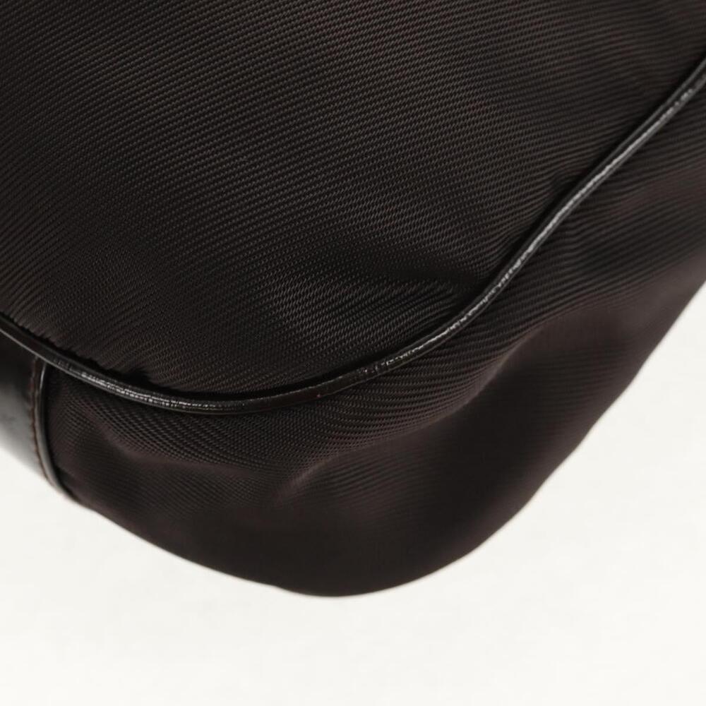 GUCCI Bamboo Hand Bag Nylon 2way Brown Auth ep11084 - Picture 16 of 16
